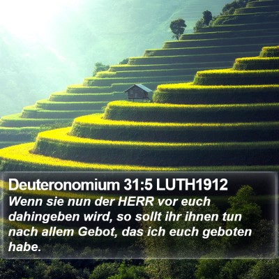 Deuteronomium 31:5 LUTH1912 Bible Verse Image