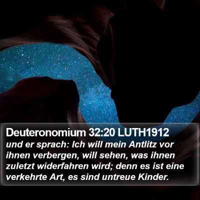Deuteronomium 32:20 LUTH1912 Bible Verse Image