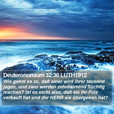 Deuteronomium 32:30 LUTH1912 Bible Verse Image