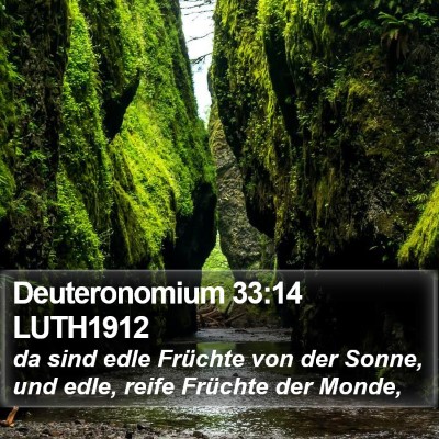 Deuteronomium 33:14 LUTH1912 Bible Verse Image