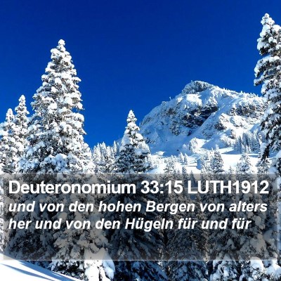 Deuteronomium 33:15 LUTH1912 Bible Verse Image