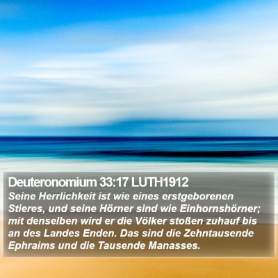 Deuteronomium 33:17 LUTH1912 Bible Verse Image