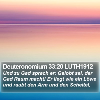 Deuteronomium 33:20 LUTH1912 Bible Verse Image