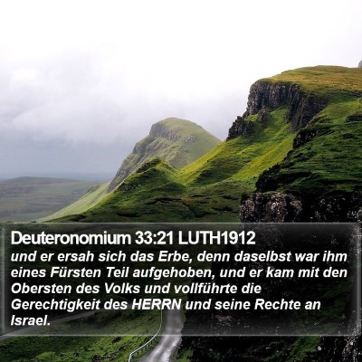 Deuteronomium 33:21 LUTH1912 Bible Verse Image