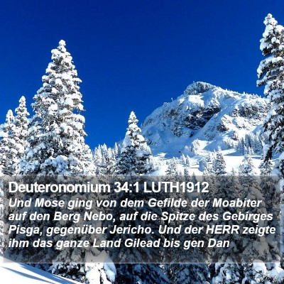 Deuteronomium 34:1 LUTH1912 Bible Verse Image