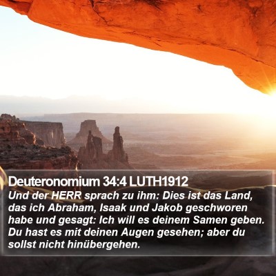 Deuteronomium 34:4 LUTH1912 Bible Verse Image