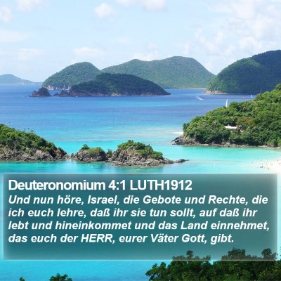 Deuteronomium 4:1 LUTH1912 Bible Verse Image