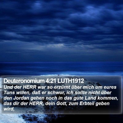 Deuteronomium 4:21 LUTH1912 Bible Verse Image