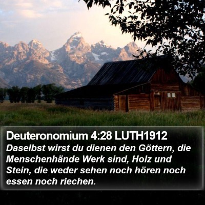Deuteronomium 4:28 LUTH1912 Bible Verse Image