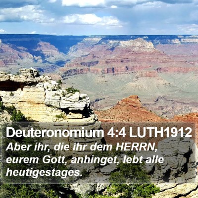 Deuteronomium 4:4 LUTH1912 Bible Verse Image