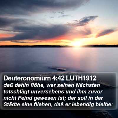 Deuteronomium 4:42 LUTH1912 Bible Verse Image
