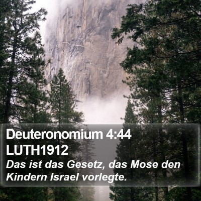 Deuteronomium 4:44 LUTH1912 Bible Verse Image