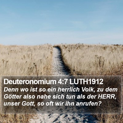 Deuteronomium 4:7 LUTH1912 Bible Verse Image