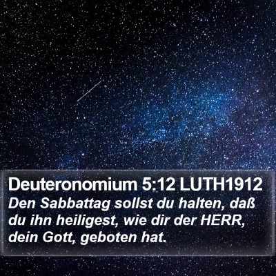 Deuteronomium 5:12 LUTH1912 Bible Verse Image