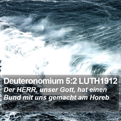 Deuteronomium 5:2 LUTH1912 Bible Verse Image