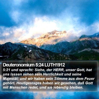 Deuteronomium 5:24 LUTH1912 Bible Verse Image