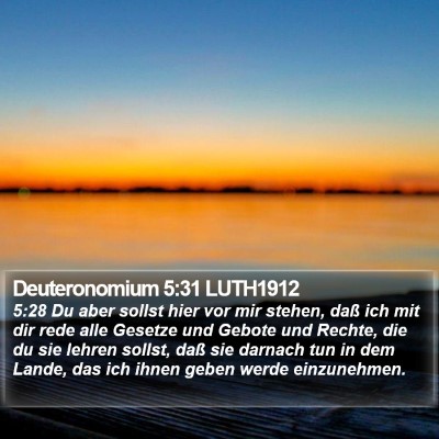 Deuteronomium 5:31 LUTH1912 Bible Verse Image