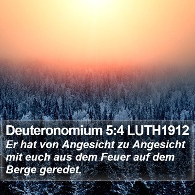 Deuteronomium 5:4 LUTH1912 Bible Verse Image