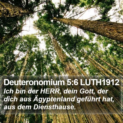Deuteronomium 5:6 LUTH1912 Bible Verse Image