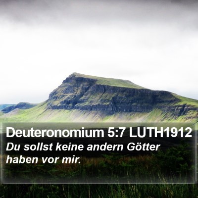 Deuteronomium 5:7 LUTH1912 Bible Verse Image