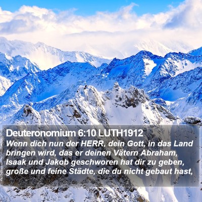 Deuteronomium 6:10 LUTH1912 Bible Verse Image