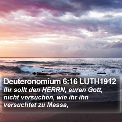 Deuteronomium 6:16 LUTH1912 Bible Verse Image