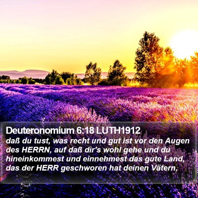 Deuteronomium 6:18 LUTH1912 Bible Verse Image