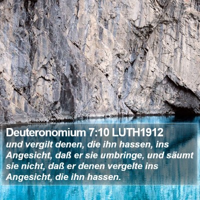 Deuteronomium 7:10 LUTH1912 Bible Verse Image
