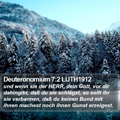 Deuteronomium 7:2 LUTH1912 Bible Verse Image