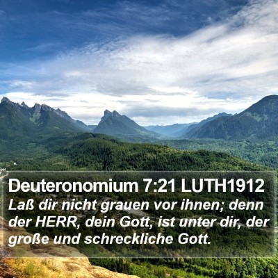 Deuteronomium 7:21 LUTH1912 Bible Verse Image