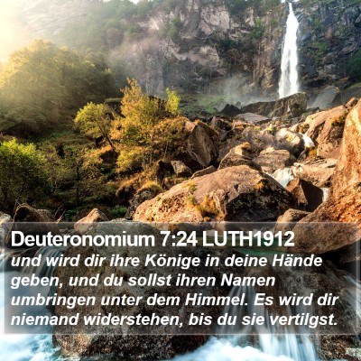 Deuteronomium 7:24 LUTH1912 Bible Verse Image
