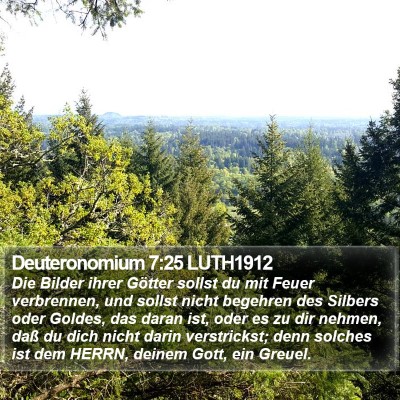 Deuteronomium 7:25 LUTH1912 Bible Verse Image