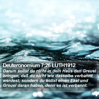 Deuteronomium 7:26 LUTH1912 Bible Verse Image