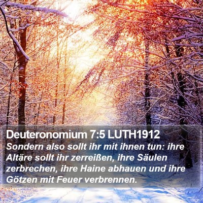 Deuteronomium 7:5 LUTH1912 Bible Verse Image
