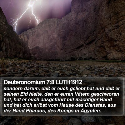 Deuteronomium 7:8 LUTH1912 Bible Verse Image
