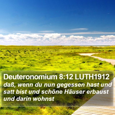 Deuteronomium 8:12 LUTH1912 Bible Verse Image