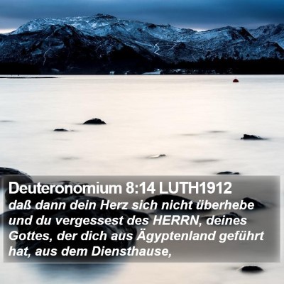 Deuteronomium 8:14 LUTH1912 Bible Verse Image
