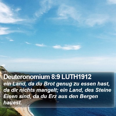 Deuteronomium 8:9 LUTH1912 Bible Verse Image