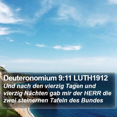 Deuteronomium 9:11 LUTH1912 Bible Verse Image