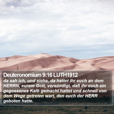 Deuteronomium 9:16 LUTH1912 Bible Verse Image