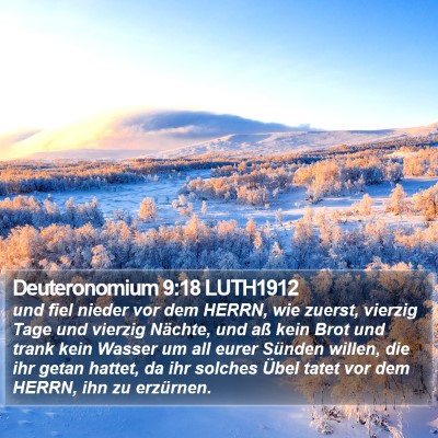 Deuteronomium 9:18 LUTH1912 Bible Verse Image