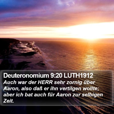 Deuteronomium 9:20 LUTH1912 Bible Verse Image