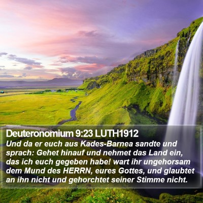 Deuteronomium 9:23 LUTH1912 Bible Verse Image