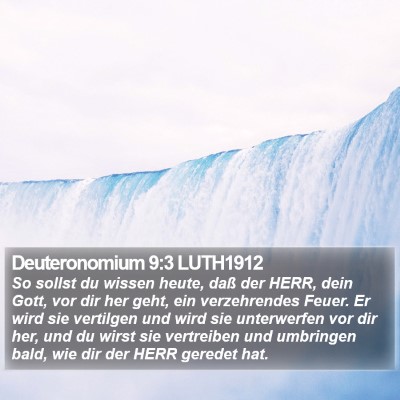 Deuteronomium 9:3 LUTH1912 Bible Verse Image