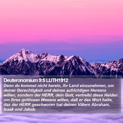 Deuteronomium 9:5 LUTH1912 Bible Verse Image