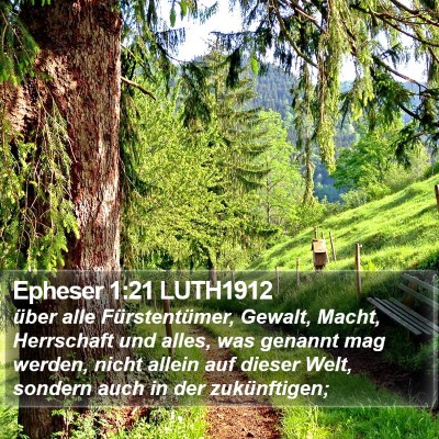 Epheser 1:21 LUTH1912 Bible Verse Image