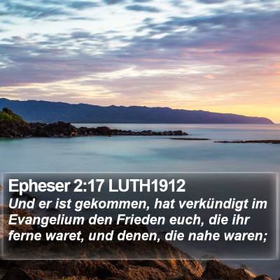 Epheser 2:17 LUTH1912 Bible Verse Image