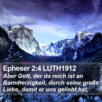 Epheser 2:4 LUTH1912 Bible Verse Image