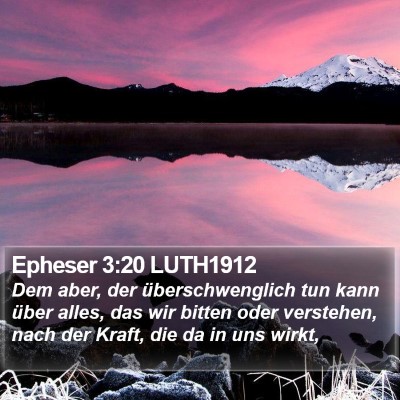 Epheser 3:20 LUTH1912 Bible Verse Image