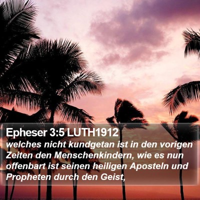 Epheser 3:5 LUTH1912 Bible Verse Image